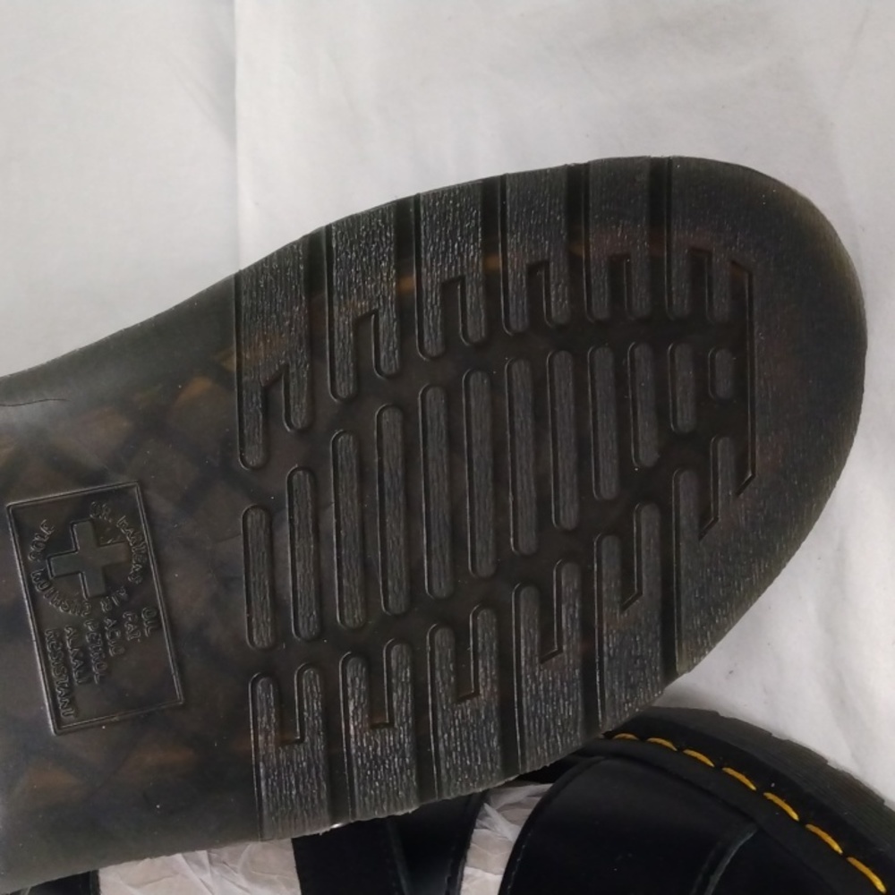 Dr Martens x Rick Owens Gryphon Strap Airwair Black Sandals women’s sz 9 NWOB - Picture 13 of 15